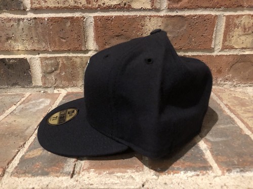 Vintage New Era 7 3/8 Seattle Mariners Made in USA 59Fifty Fitted Hat Black UV - Picture 3 of 7