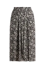 ISABEL MARANT ÉTOILE High Waist Floral In Multi Black White Skirt 4US