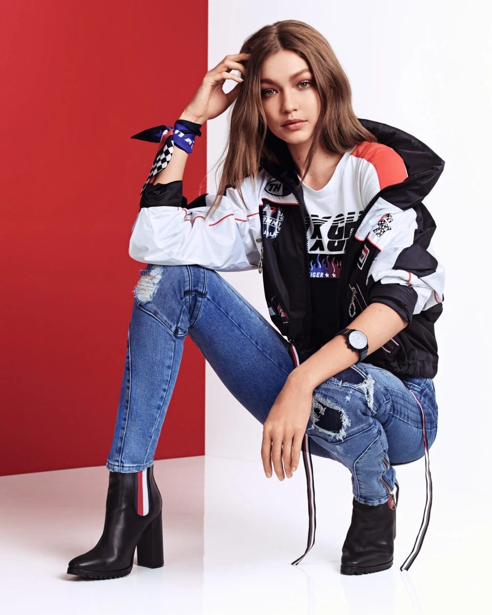 Gigi Hadid X Tommy Hilfiger Venice HW Skinny Blue Jeans 27