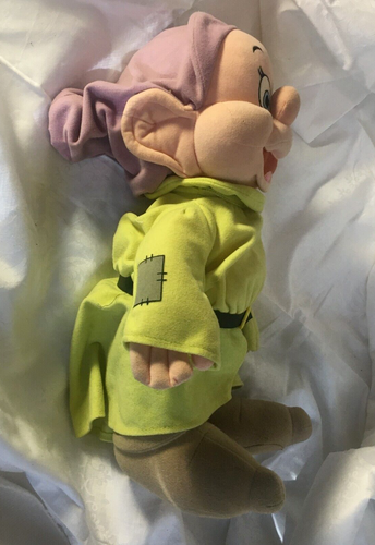 Dopey Walt Plush DISNEY Store Dwarves Stuffed DOLL 13" Snow White & 7 DWARFS - Picture 10 of 15