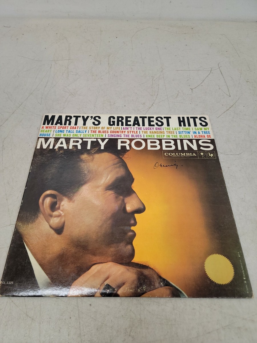 Marty's Greatest Hitsマーティ・ロビンズ　レコードコロンビア MARTY ROBBINS LP MARTY'S GREATEST HITS 1959 COLUMBIA CS 8639