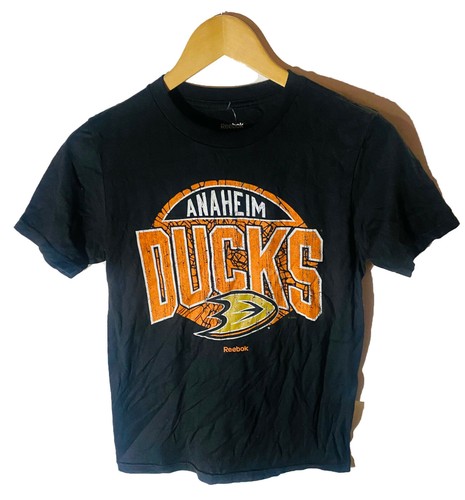 Reebok Youth Anaheim Ducks Totally Cool Short-Sleeve T-Shirt BLACK LARGE - 第 1/6 張圖片