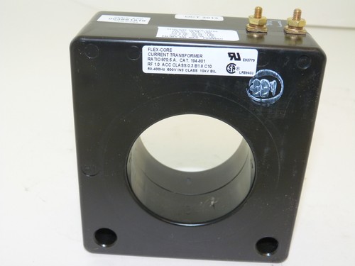 Relación transformador de corriente Flex-Core 194-801 800:5 A 600V NUEVO - Imagen 1 de 3