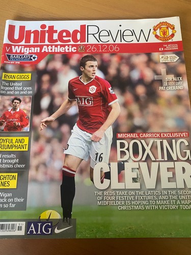 Manchester United Home Football Programmes 2006/2007 #68 - select from dropdown - Picture 38 of 55