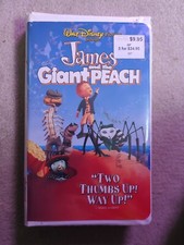 James and the Giant Peach (VHS, 1996)