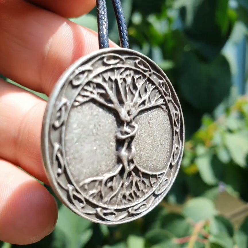 Tree of Life Pendant Ask & Embla Necklace God Odin Ash Elm Tree of Life Pendant Ask & Embla Necklace God Odin Ash Elm