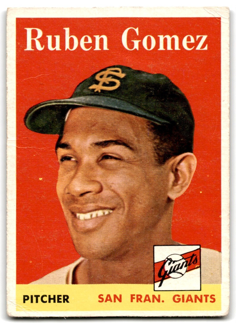 1958 Topps (a) Ruben Gomez San Francisco Giants #335