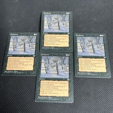 Headstone MTG Homelands Magic the Gathering Black Playset Vintage 4