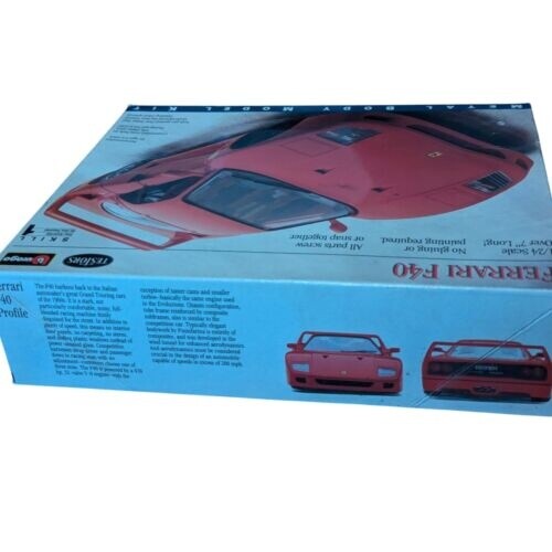 Kit Modelo Ferrari F40 Escala 1/24 Testores Bburago Cuerpo Metal Piezas Plástico - Imagen 4 de 13