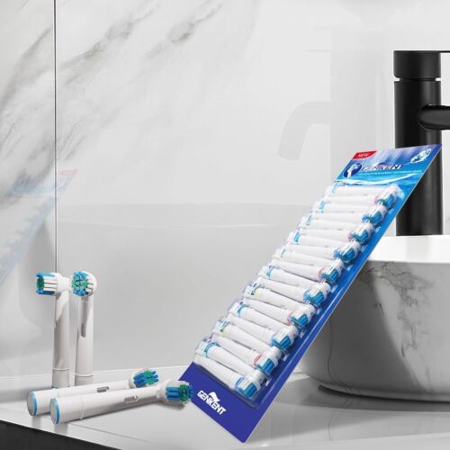Testine Compatibile con Braun Oral b Spazzolino Elettrico, 20 Testina di Ricambi - Foto 6 di 12