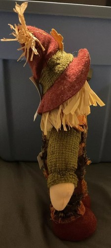 Halloween Scarecrow Pumpkin Table Shelf Decor Decoration Autumn Thanksgiving NWT - Picture 6 of 10