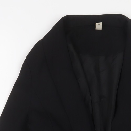 Very Womens Black Jacket Blazer Size 10 - Open - Picture 5 of 10