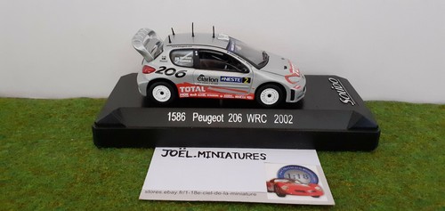 PEUGEOT 206 WRC 2002 # 2 GRONHOLM RAUTIAINEN TOTAL au 1/43 SOLIDO 1586 203839-00 - Picture 2 of 7
