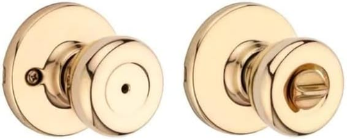 Tylo Interior Privacy Door Knob with Lock, Door Handle for Bathroom and Bedroom, - 第 10/12 張圖片