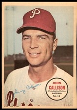 1967 Topps Pin-Ups Baseball #14 Johnny Callison EX *d6