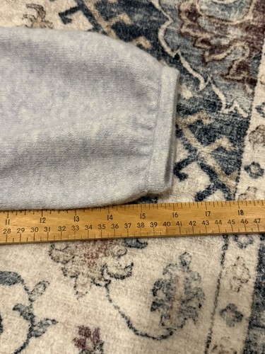 MADEWELL maglione avvolgente davanti taglia large blu filato più accogliente lana merino alpaca - Foto 9 di 9