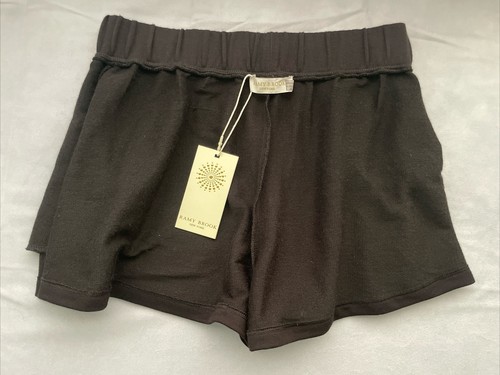 Ramy Brook Benny Jogger Shorts Women’s XS Stitched Hearts NWT Black - Picture 7 of 8