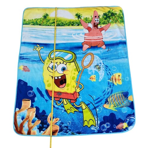 Nickolodeon SpongeBob SquarePants Patrick Fleece Throw Blanket Northwest 2010 - Picture 9 of 12