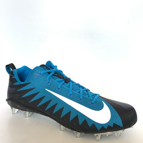 Nike Alpha Menace Black Turquoise Football Cleats Mens Size 15 Low AJ6606 New - Picture 1 of 12