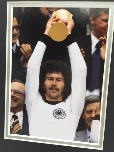RARE Paul Breitner West Germany 1974 World Cup Signed Photo Display + COA - Picture 2 of 3