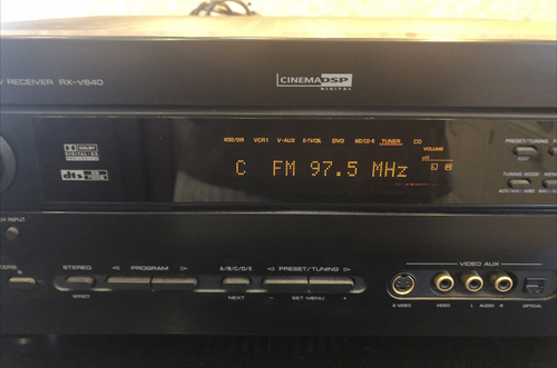 Yamaha RX-V640 AV Receiver 6 Channel 320 Watts Perfect Working Condition - Picture 3 of 10