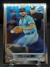 KEVIN SMITH 2022 TOPPS CHROME AUTO ROOKIE BLUE JAYS ATHLETICS K0