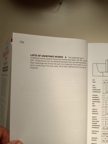 The Official SCRABBLE Players Dictionary by Merriam-Webster (2018, Hardcover,... - Picture 10 of 24