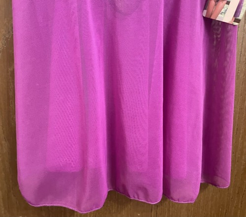 NWT COQUETTE DIVA BABYDOLL LINGERIE U/W Black LACE Bust Purple Body SZ-M - Picture 7 of 10