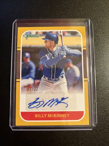 2021 Panini Donruss Baseball Billy McKinney autograph 05/25 Milwaukee Ebay 1/1 - 第 1/2 張圖片