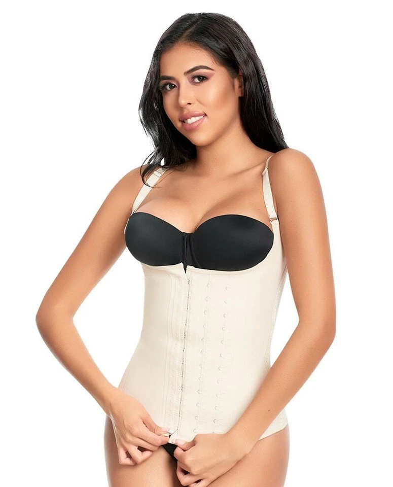 Chaleco Entrenador Cintura Látex Colombiano Estilo Ann Michell 2028D con 3 Ganchos Foto 4 de 4