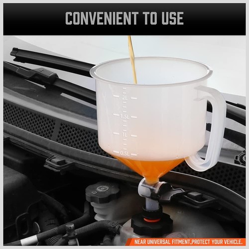 Kit De Embudo De Refrigerante Sin Derrames, Embudo De Llenado De Refrigerant... - Imagen 6 de 9