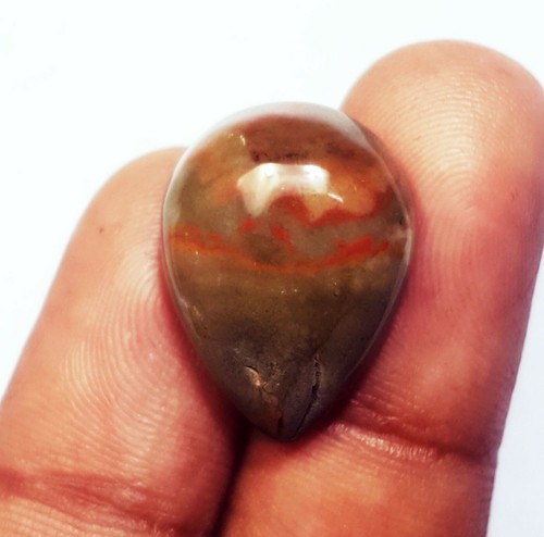 100% Natural Unakite Jasper 12.40 Ct Loose Gemstone With Free Gift - Picture 2 of 4