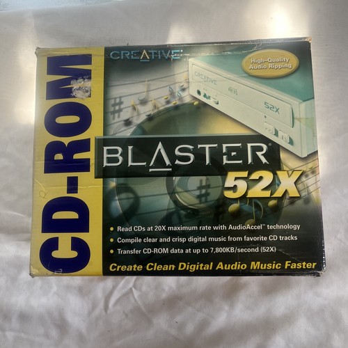 Creative CD Rom Blaster 52X MK4108 Vintage CD5220F/5233E IDE Drive New - Afbeelding 1 van 10