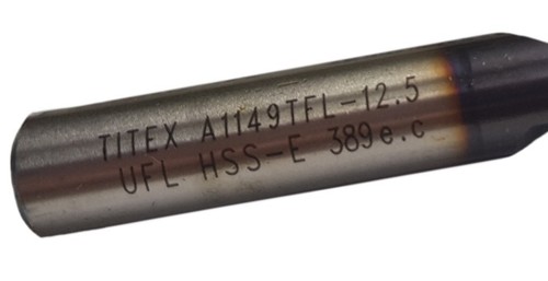 12,5 mm Stub DRILL BIT 2 flauti HSS-E A1149 TFL UFL WALTER Titex A1149TFL-12,5 - Foto 3 di 7