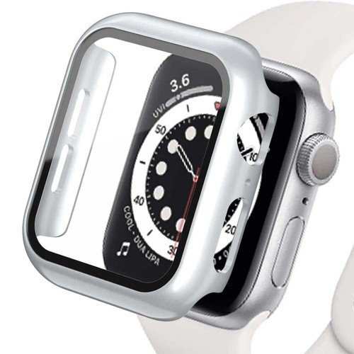Für iWatch Series 8 7 6 5 SE 41/45/40/44mm Schutzglas Case Display Panzerfolie - Zdjęcie 26 z 31