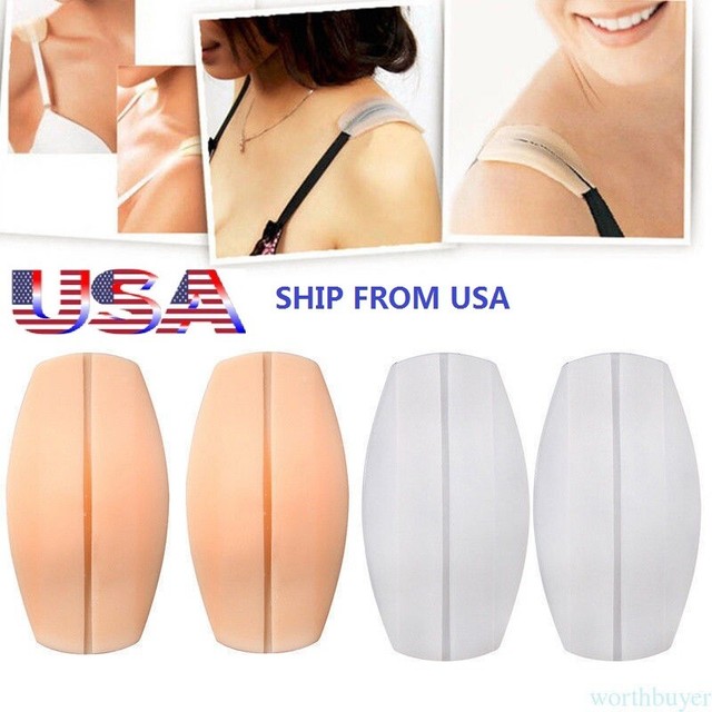 4 Shoulder Pads for Straps up to 1/” Wide Bra Strap Cushions