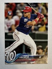 2018 Topps Update Series  #US300 Juan Soto Rookie Card (RC) New York Mets