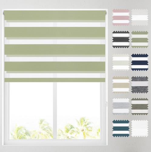 QUALITY Day and Night Roller Blinds - Various Colours & Designs - Picture 5 of 84