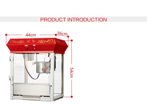 Electric Commercial Popper Popcorn Making Machine Popcorn Maker 6 Ounce 220V - Picture 4 of 4