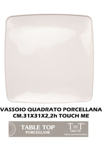Table Top Vassoio Quadrato cm 31x31x2,2 Touch Me TAB1270