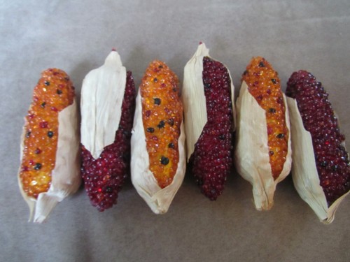 Corn On Cob Dried for decorating, some grains of corn have come off the cobs, 8 - Picture 3 of 7