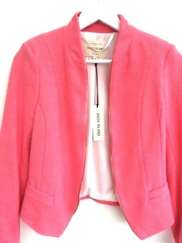 10 Biker 12 New Blazer M Rose Look Ajusté Boucle vx0zTq