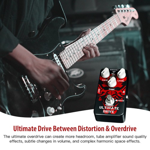 JOYO Ultimate Drive Overdrive Distortion Electric Guitar Effect Pedal TrueBypass - Picture 5 of 12