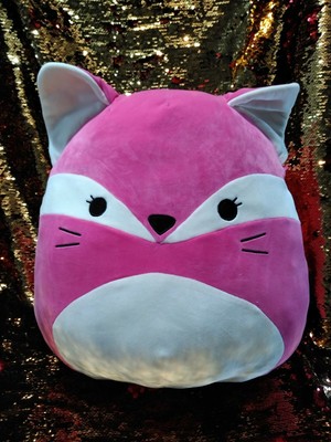 Brand New Squishmallow 16/" Fifi the Red Fox Pillow Plush Super Soft Huge NWT.