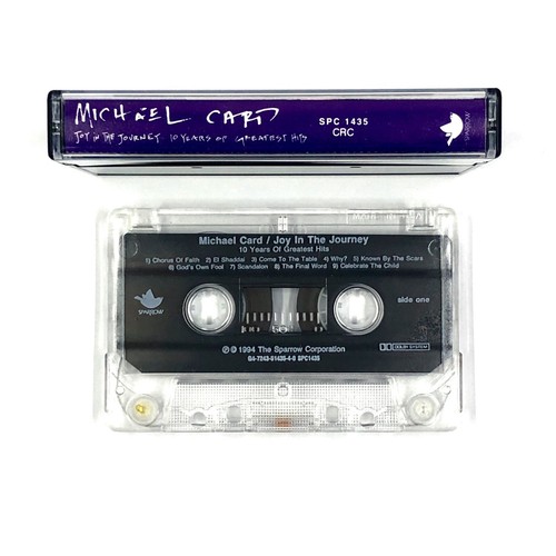MICHAEL CARD JOY IN THE JOURNEY Cassette Tape 1994 Compilation Rock Folk Rare - Picture 3 of 5