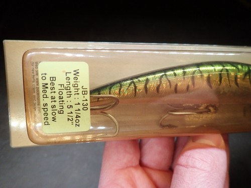 Tough NOS Mega Bait JB-130 Striped Bass Surf Fishing Lure Minnow Plug Saltwater - Picture 4 of 7