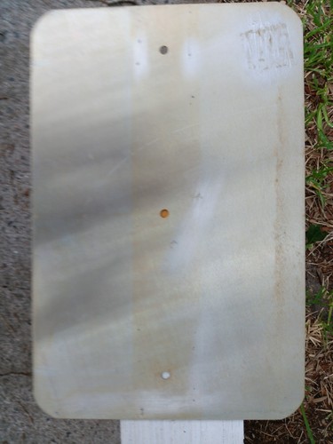 Vintage Retired NO PARKING ANY TIME Road Street Sign Metal Gas Oil Original 18" - Picture 5 of 5