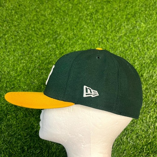 New Era Cap Herren 7 3/8 Grün 59Fifty Oakland Athletics MLB Fitted Baseball Mütze - Bild 3 von 9