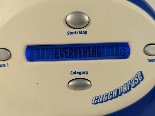 Electronic Catch Phrase Handheld Game Parker Brothers Hasbro Working - Picture 3 of 3