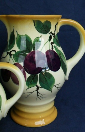 Due splendide brocche/vasi da teniers ROYAL DOULTON anni '30 D5415 9" e 6,5" - Foto 3 di 4